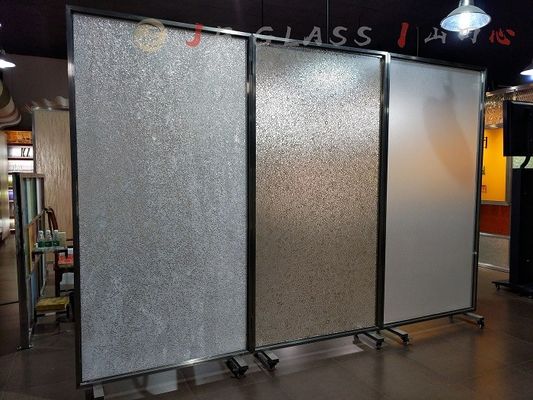 Η στερεά δομή πάγωσε τα διαφανή τούβλα φραγμών γυαλιού 6mm