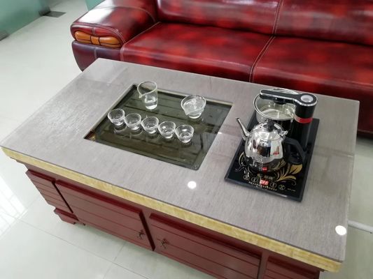 Γκρίζο Tabletop σκλήρυνε τις πολυστρωματικές τοποθετημένες σε στρώματα ύφασμα επιτροπές γυαλιού