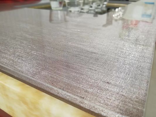 Γκρίζο Tabletop σκλήρυνε τις πολυστρωματικές τοποθετημένες σε στρώματα ύφασμα επιτροπές γυαλιού