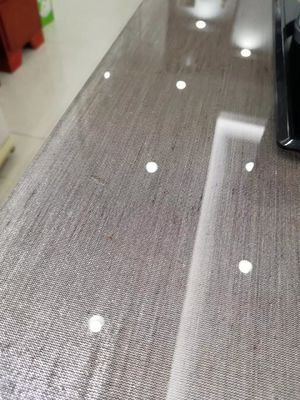 Γκρίζο Tabletop σκλήρυνε τις πολυστρωματικές τοποθετημένες σε στρώματα ύφασμα επιτροπές γυαλιού