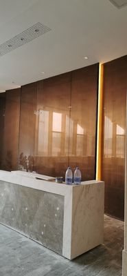 Εσωτερικό καλλιτεχνικό κατασκευασμένο τοποθετημένο σε στρώματα μονωμένο γυαλί 9A 2mm