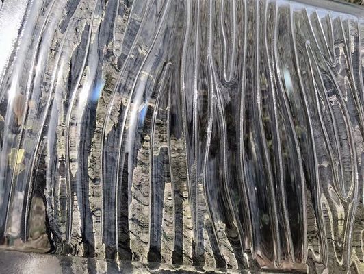 Κατρακυλημένο ζωηρόχρωμο έργο τέχνης 2.5mm σχεδίων διακοσμητικό λιωμένο γυαλί 6x4