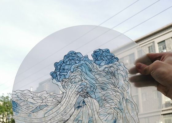 Η ψηφιακή τυπωμένη ύλη εικόνας πουλιών σμάλτωσε τις 8mm έγχρωμες επιτροπές γυαλιού