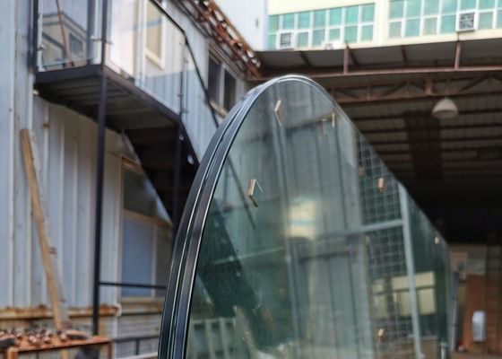 Η άχρωμη 12mm μπαλκονιών θερμότητα παραθύρων ενίσχυσε το τοποθετημένο σε στρώματα γυαλί