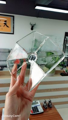Υψηλή σαφήνεια γύρω από το πιάτο κρυστάλλου Borosilicate K9 σαπφείρου