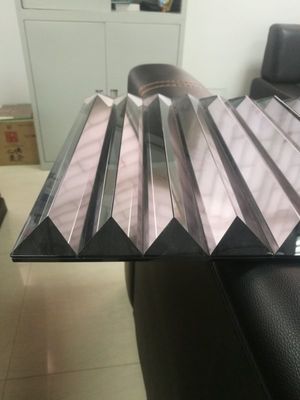 Σύγχρονος διαμορφωμένος καθρέφτης 8mm ψευδάργυρου λεκιασμένες τέχνες επιτροπής
