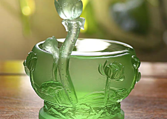 Τυχερές διακοσμήσεις σφαιρών κρυστάλλου Feng Shui διαφανείς 40mm