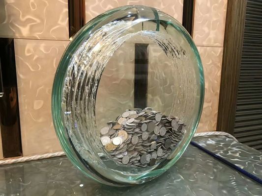Διακοσμητικό ακρυλικό γυαλί κρυστάλλου Συμβούλιο Πολιτιστικής Συνεργασίας Scratchproof κιβωτίων χρημάτων